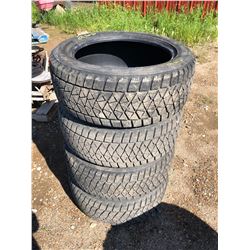 SET OF 4 BRIDGESTONE BLIZZAK WINTER TIRES - 265/50R20