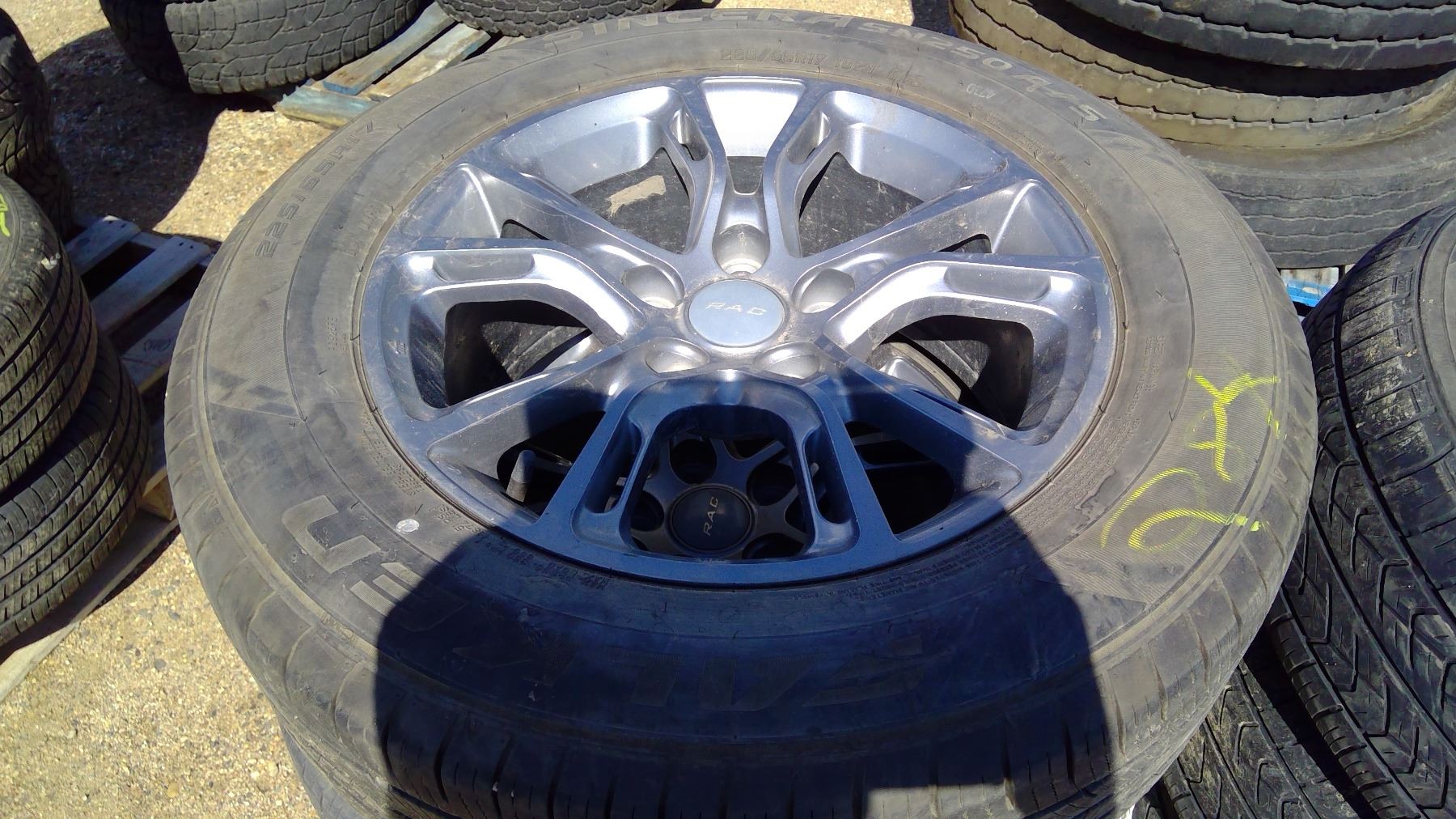 Set of 4 - 225/65R17 Falken Tires w/ Rims