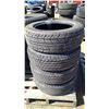 Image 1 : Set of 4 - 215/60R17 Uniroyal Tiger Paw Tires