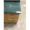 Image 2 : Oak Vanity and Top - 60"Wide - Excellent Condition