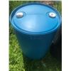 Image 2 : 2 45 Gallon Plastic Barrels - 1 Top is Open