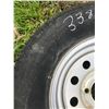 Image 2 : 2 Trailer Tires and Rims - 13" and 7:00 X15