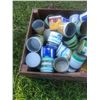 Image 2 : Very Large Lot of Tobacco Tins and Wooden Crate