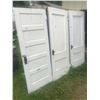 Image 1 : 3 Farm House Doors c/w Hardware 30"x78", 32"x80", 34"x80"