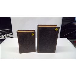 TWO BIBLE BOXES