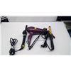 Image 1 : HAIR DRYER WITH TWO CURLING IRONS