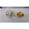 Image 2 : CERAMIC DOG FIGURE AND STUFFED BEAR