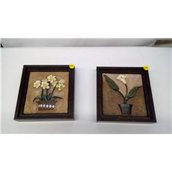 TWO BOX FRAMED IMAGES