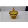 Image 1 : ORNAMENTAL GLASS DISH WITH LID