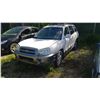 Image 1 : WHITE 2005 HYUNDAI SANTA FE VIN: KM8SB73D25U978215