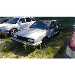 GREY 1987 PONTIAC 6000 VIN: 2G2AG51R5H9263049