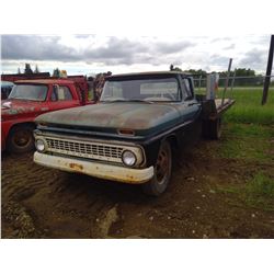1963 CHEVROLET 1 TON C/W HOIST, RUNS BUT NEEDS A WATERPUMP