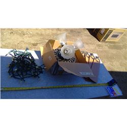 Ceiling Fan and Christmas Lights