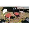 Image 5 : 2 folding Chairs and Metal Chair