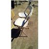 Image 2 : 2 White Folding Chairs
