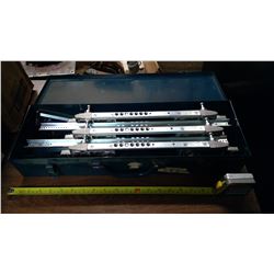 Blue Bosch Toolbox w/ Dorr Hinge Templates