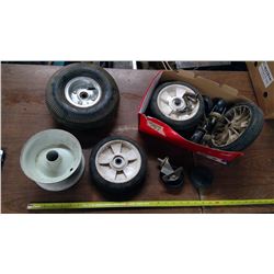 Box of Assorted Wheels