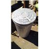 Image 2 : Galvanized Steel Garbage Can