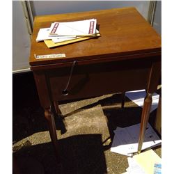 Sewing Machine in Table w/ Manual