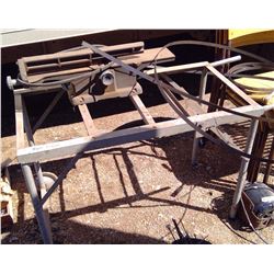 Table Saw on Wheels