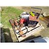 Image 1 : Pallet of Battery Charger, 2x Hydraulic Rams, Pump