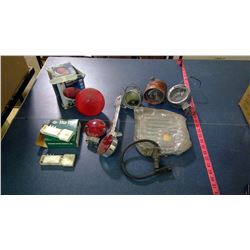 3 Old Tachometers, Rear Light Bar for Harley Davidson, Light Filter