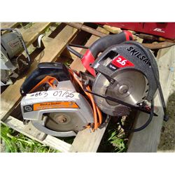 2 Circular Saws - Black & Decker and Skilsaw