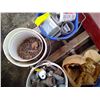 Image 3 : 4 Pails Misc. Pipes and Screws