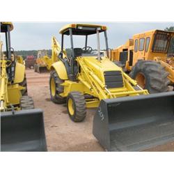 NEW HOLLAND  555E  LOADER BACKHOE,  SN: