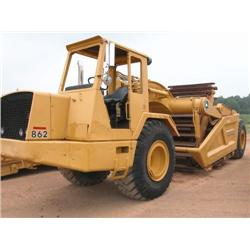 JOHN DEERE  862  MOTOR SCRAPER,  SN: X0