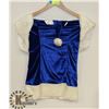 Image 1 : PEECABOO 3PC WOMENS ROYAL BLUE SANTA THEMED