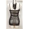Image 2 : PEECABOO 2PC WOMENS BLACK SHEER INTIMATE