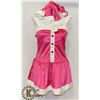 Image 1 : PEECABOO 5PC WOMENS PINK SANTA THEMED