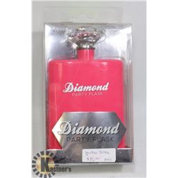 HOTT PRODUCTS 12OZ DIAMOND PARTY FLASK