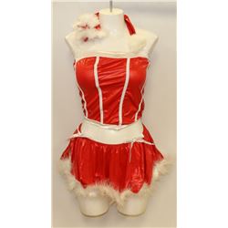 PEECABOO 1PC WOMENS ADULT THEMED RED SANTA COSTUME
