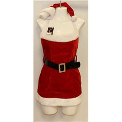 PEECABOO 4PC WOMENS ADULT THEMED RED SANTA COSTUME