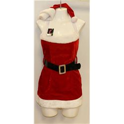 PEECABOO 4PC WOMENS ADULT THEMED RED SANTA COSTUME