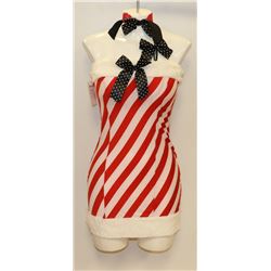 PEECABOO 4PC WOMENS ADULT THEMED RED SANTA COSTUME