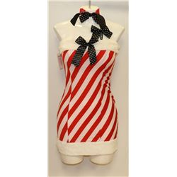 PEECABOO 4PC WOMENS ADULT THEMED RED SANTA COSTUME