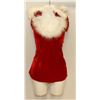 Image 1 : PEECABOO 3PC WOMENS ADULT THEMED RED SANTA COSTUME