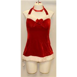 PEECABOO 2PC WOMENS ADULT THEMED RED SANTA COSTUME