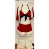 Image 1 : PEECABOO 5PC WOMENS ADULT THEMED RED SANTA COSTUME