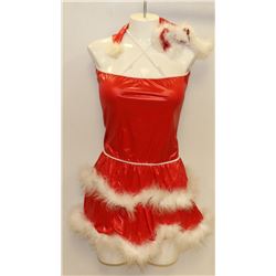 PEECABOO 2PC WOMENS ADULT THEMED RED SANTA COSTUME