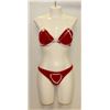 Image 1 : PEECABOO 2PC WOMENS RED SANTA THEMED COSTUME.