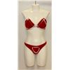 Image 1 : PEECABOO 2PC WOMENS RED SANTA THEMED COSTUME.