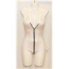 Image 1 : PEECABOO 1PC WOMENS WHITE W/ BLACK ZIP UP, HALTER