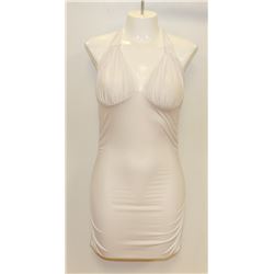 PEECABOO 2PC WOMENS WHITE ADULT COCKTAIL