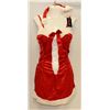 Image 1 : PEECABOO 2PC WOMENS ADULT THEMED RED SANTA COSTUME