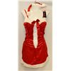 Image 1 : PEECABOO 2PC WOMENS ADULT THEMED RED SANTA COSTUME