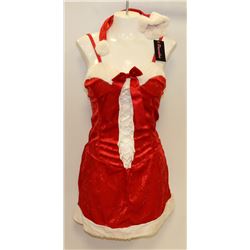 PEECABOO 2PC WOMENS ADULT THEMED RED SANTA COSTUME